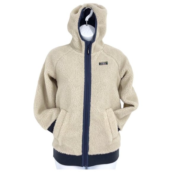 L.L. Bean Kid's Sherpa Fleece Long Coat NWT Size S - Picture 2 of 14